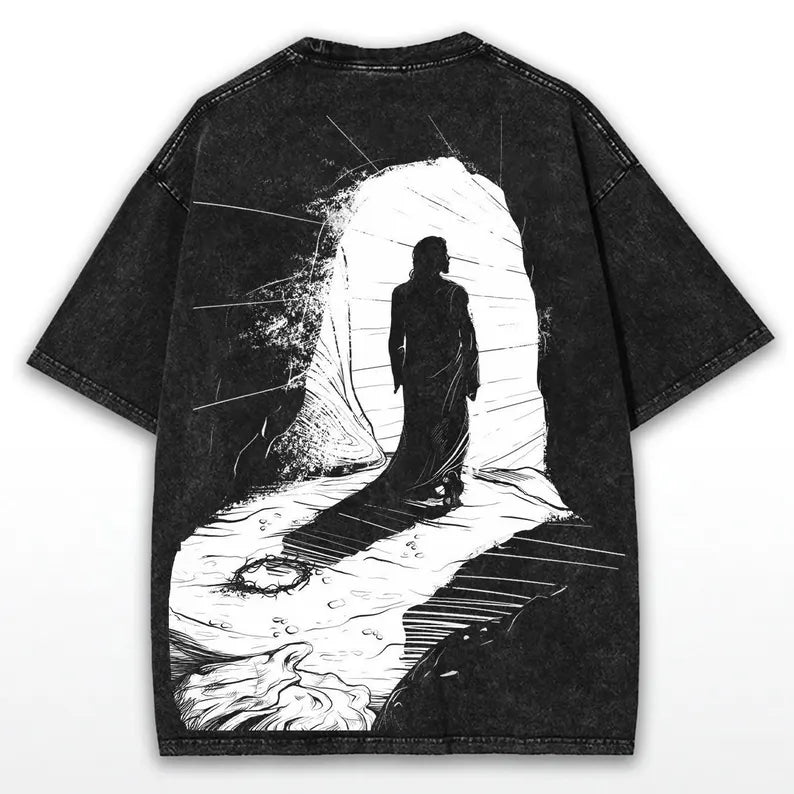 Resurrection Christian Washed Tee