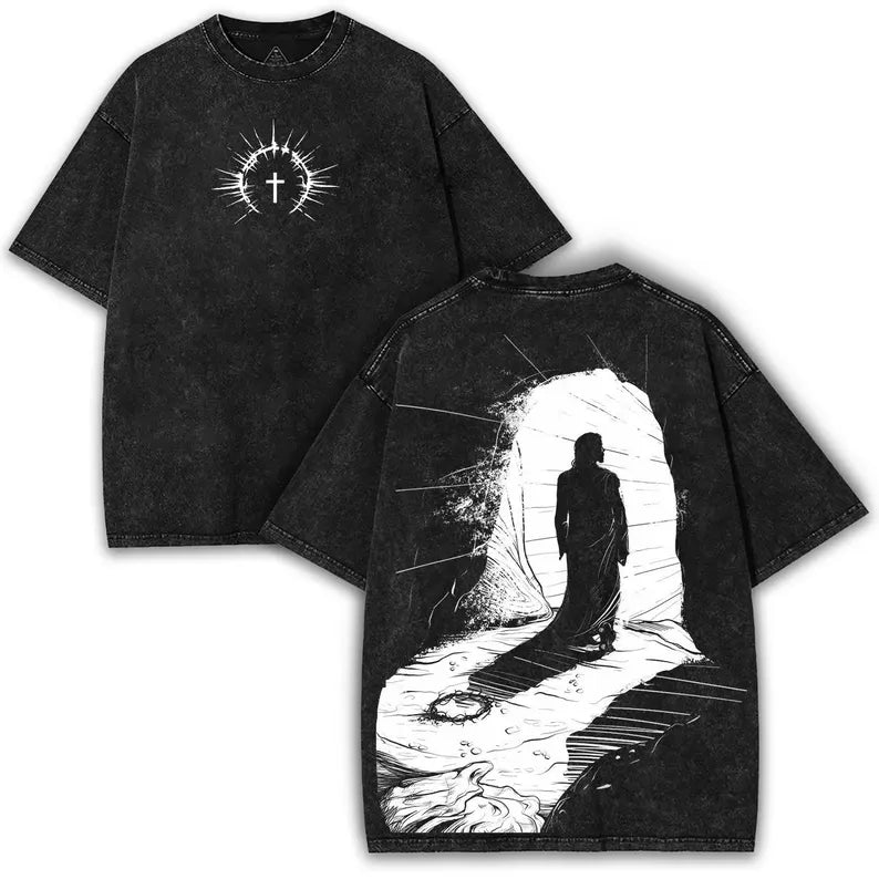 Resurrection Christian Washed Tee