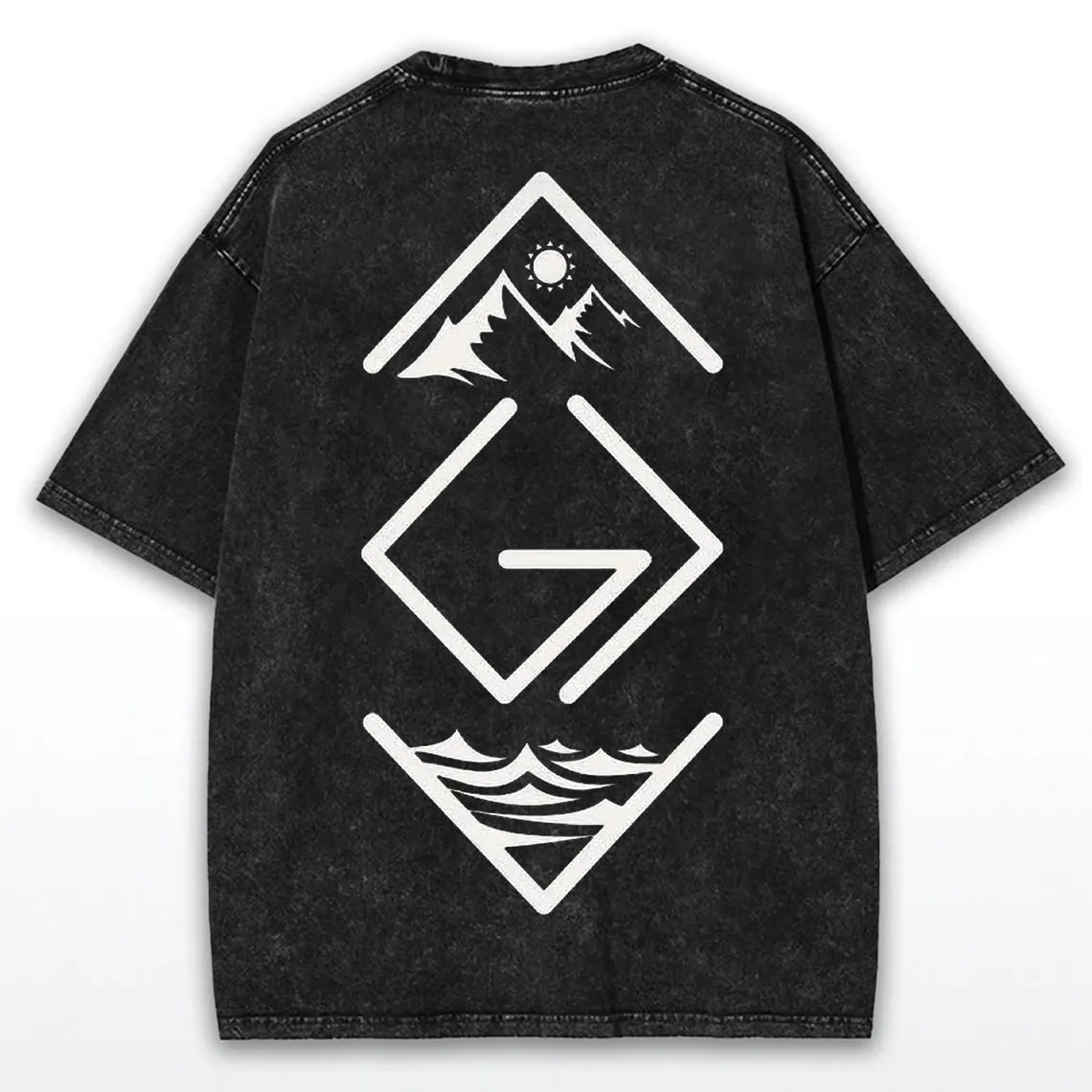 Minimalist Cross Graphic Tee