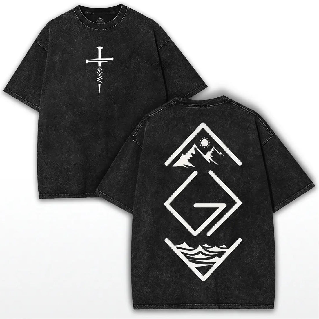 Minimalist Cross Graphic Tee