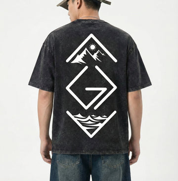 Minimalist Cross Graphic Tee